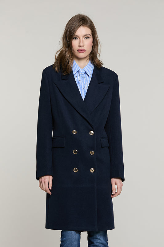 Cappotto BOAVISTA_M manica lunga doppio petto con tasche + patte - RDA2605550001 - Relish Autunno/Inverno 2026