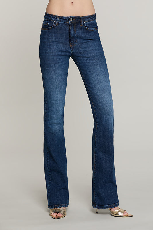 Panta GISELLE_BLUE_SNZ vita media 5 ts loose fit denim blue - RDA2607033088 - Relish Autunno/Inverno 2026