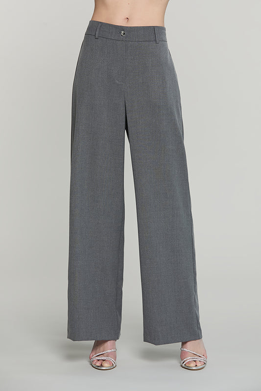Panta BADISCO vita alta con elastico + tasche filetto - RDA2607091025 - Relish Autunno/Inverno 2026