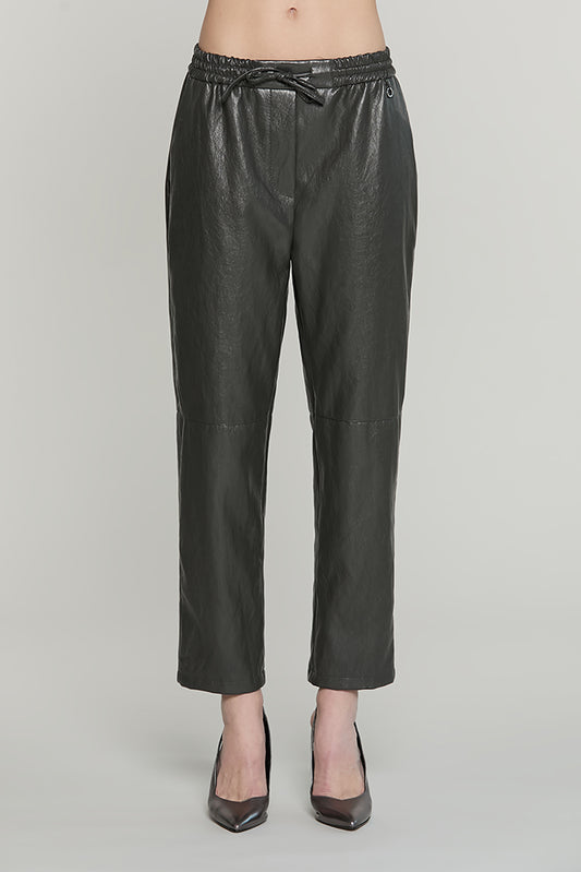 Panta ATTILY vita alta con elastico + coulisse + tasche ecopelle - RDA2607501031 - Relish Autunno/Inverno 2026