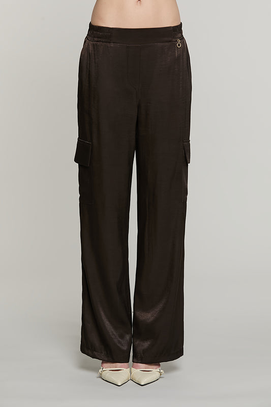 Panta CITRA vita alta con elastico + tasconi raso - RDA2607550030 - Relish Autunno/Inverno 2026