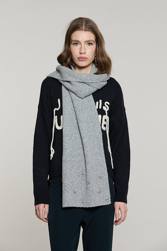 Sciarpa EVERGLO con castoni + pietre - RDA2608431004 - Relish Autunno/Inverno 2026