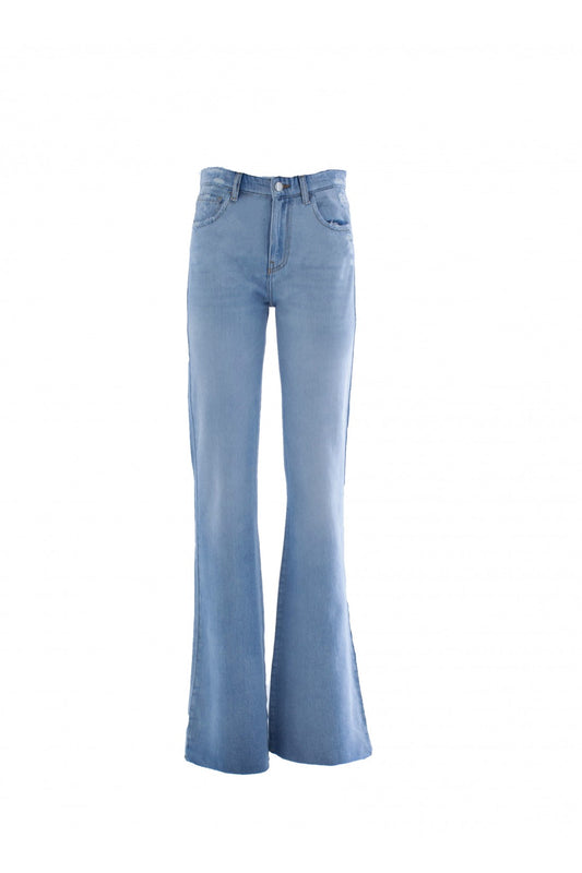 Jeans SCHIFFER_26Snz Vita Media con Rotture 5 Ts Flaire Fit Denim art. RDP2507033093 Donna Relish Primavera Estate 2025