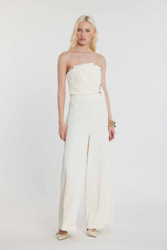 Tuta UETT lunga smanicata con fascia ventaglio più pieghe più effetto cintura art. RDP2607006028 Donna Relish Primavera Estate 2026