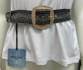 CINTURA IN DENIM PERSONALIZZATA - art. 511ND96001 - Denny Rose Primavera Estate 2025 Donna