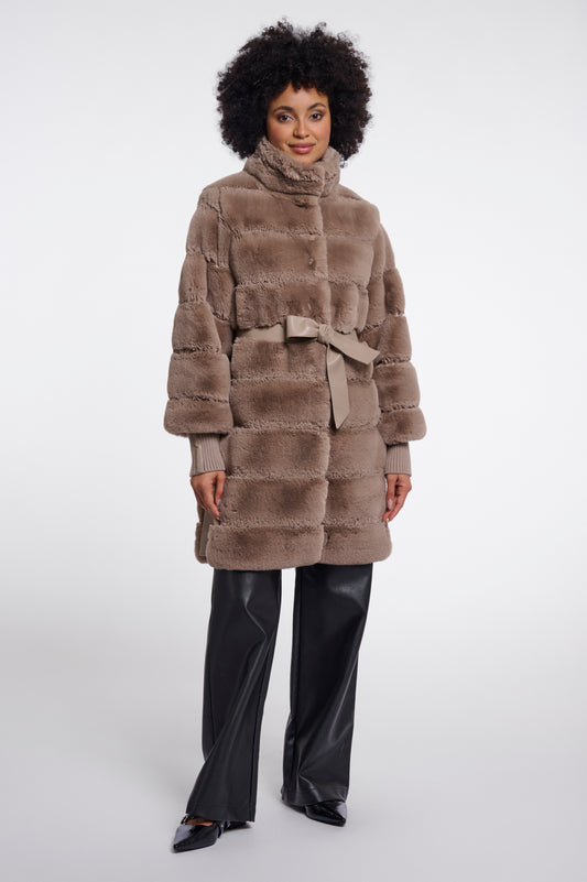 Cappotto donna - art. Zane - Rino & Pelle Autunno Inverno 2026/27 Mocha latte