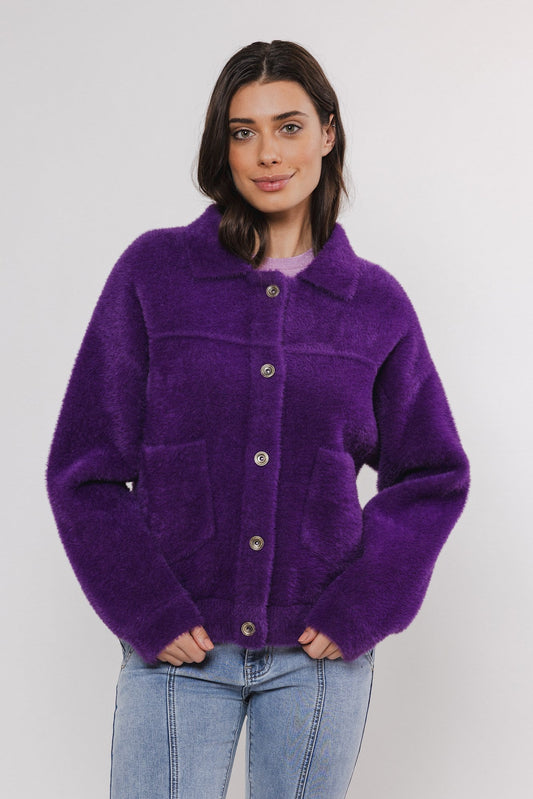 Giacca BUBBLY BOXY JACKET - Rino & Pelle - Autunno Inverno 2024/25 Purple - Denny Store