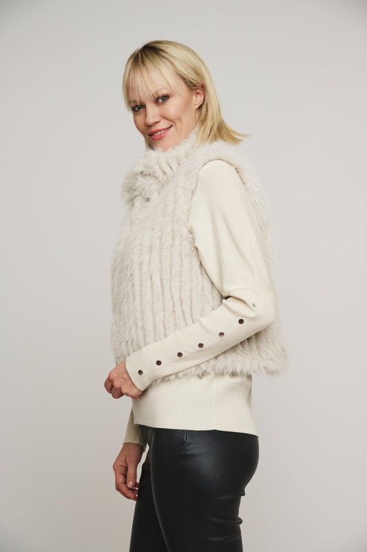 Gilet DAVA GILET WITH CLOSURE - Rino & Pelle - Autunno Inverno 2024/25 Birch - Denny Store