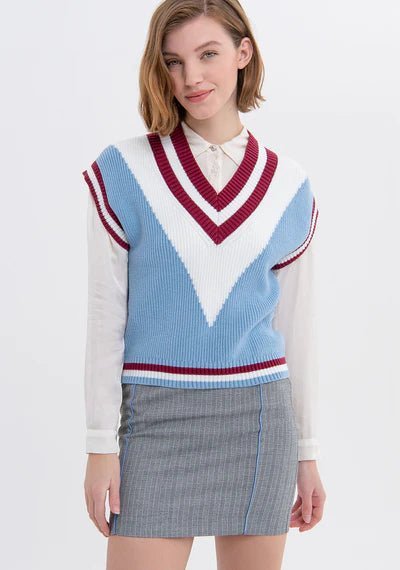 Gilet in maglia multi colore - Fracomina Autunno Inverno 2023/24 - FS23WT7002K50201 - Denny Store Italia