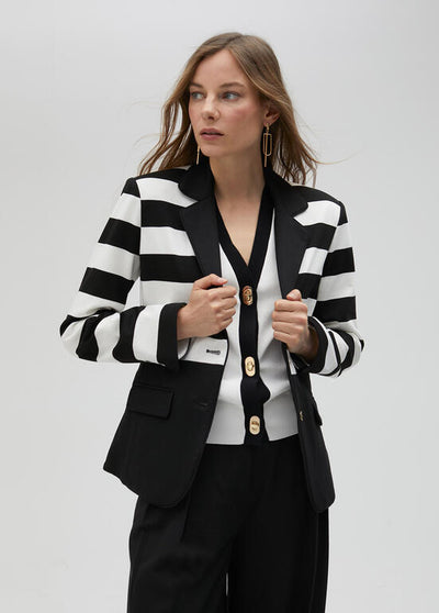Blazer in jersey monocromatico - Lola Casademunt Primavera/Estate 2025 - LS2502014