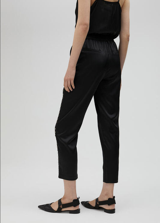 Pantaloni jogger borchie satin - Lola Casademunt Primavera/Estate 2025 - LS2514008