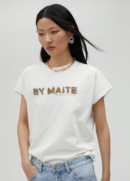 T-shirt logo strass Lola Casademunt - MS2515005