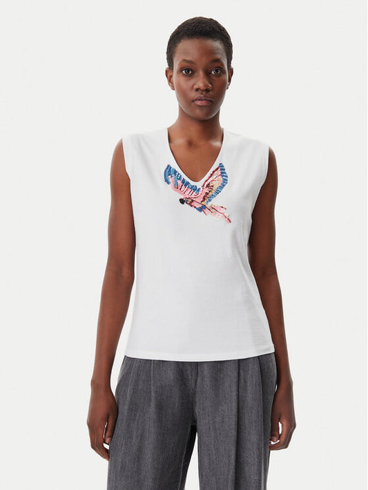 Top con dettaglio perline - Lola Casademunt Primavera/Estate 2025 - MS2515019
