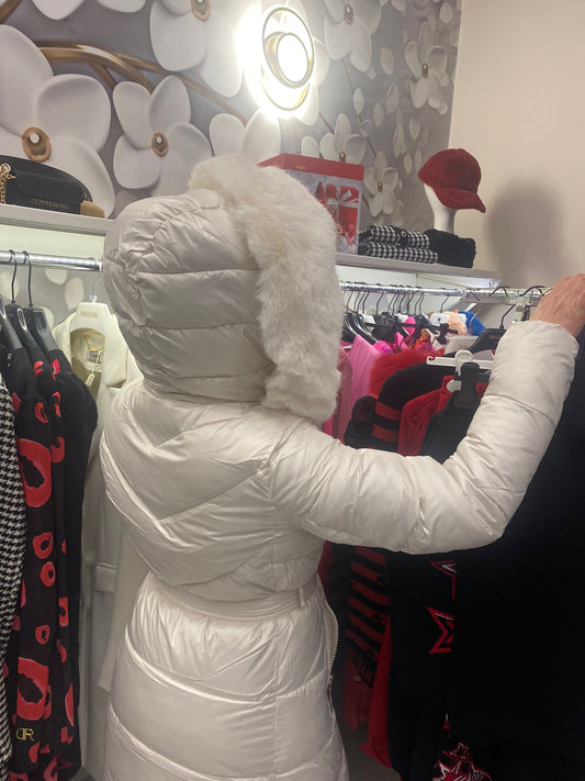 Piumino con cappuccio donna Autunno Inverno 2023 A585 no brand - Denny Store Italia