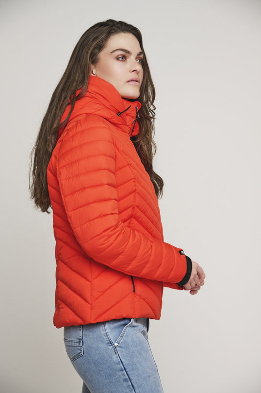 Piumino ERIN PADDED JACKET WITH DETACHABLE HOOD Rino & Pelle Autunno Inverno 2024/25 Tango - Denny Store