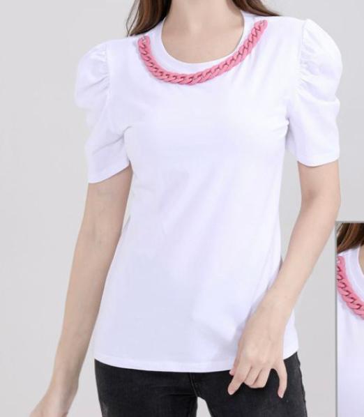 T-shirt donna Primavera estate 2023 A455 no brand - Denny Store Italia