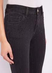 Jeans skinny in cotone con strass art. 421BD26002 Donna Gaudi Jeans Autunno Inverno 2024/25