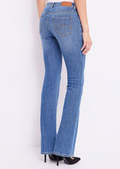 Jeans bootcut in denim di cotone art. 421BD26006 Donna Gaudi Jeans Autunno Inverno 2024/25