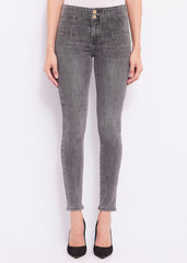 Jeggings a vita alta in cotone art. 421BD26007 Donna Gaudi Jeans Autunno Inverno 2024/25