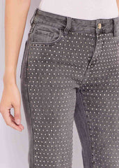 Jeans straight con strass art. 421BD26009 Donna Gaudi Jeans Autunno Inverno 2024/25