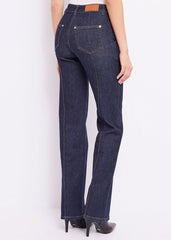 Jeans straight con piega art. 421BD26012 Donna Gaudi Jeans Autunno Inverno 2024/25