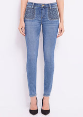 Jeggings push up in denim art. 421BD26016 Donna Gaudi Jeans Autunno Inverno 2024/25