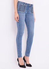 Jeggings push up in denim art. 421BD26016 Donna Gaudi Jeans Autunno Inverno 2024/25