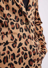 Blazer animalier jacquard art. 421BD34001 Donna Gaudi Jeans Autunno Inverno 2024/25