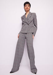 Blazer check jacquard art. 421BD34002 Donna Gaudi Jeans Autunno Inverno 2024/25