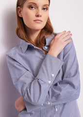 Camicia in cotone a righe art. 421BD45001 Donna Gaudi Jeans Autunno Inverno 2024/25