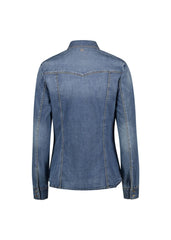 Camicia in denim di misto cotone art. 421BD46002 Donna Gaudi Jeans Autunno Inverno 2024/25