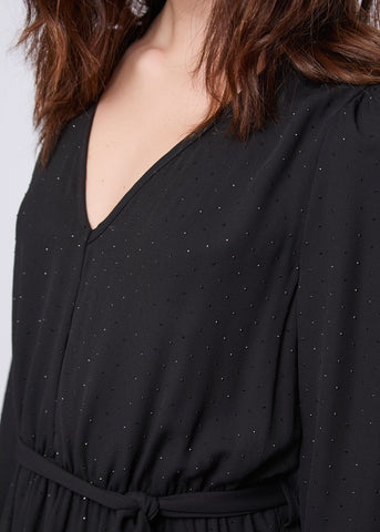 Abito da donna in georgette con cintura- art. 521BD15005 - Gaudi Autunno Inverno 2025/26 Donna