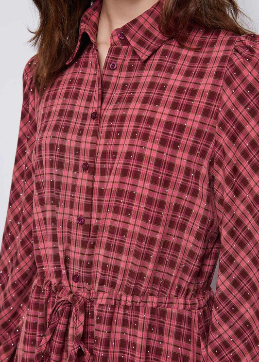 Abito da donna con strass e coulisse- art. 521BD15007 - Gaudi Autunno Inverno 2025/26 Donna