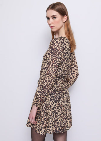 Abito da donna in georgette stampata - art. 521BD15009 - Gaudi Autunno Inverno 2025/26 Donna