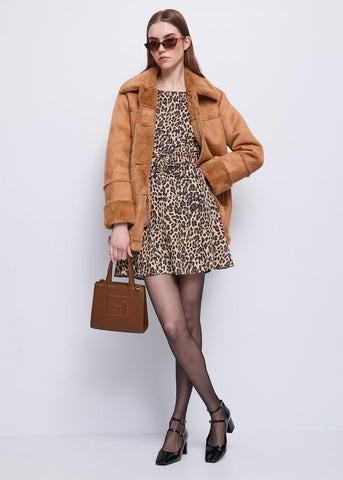 Abito da donna in georgette stampata - art. 521BD15009 - Gaudi Autunno Inverno 2025/26 Donna
