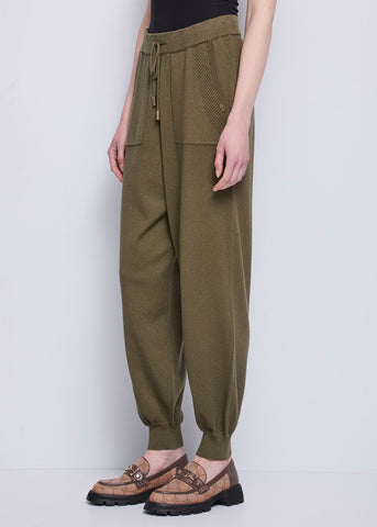 Pantaloni da donna lurex con coulisse - art. 521BD23002 - Gaudi Autunno Inverno 2025/26 Donna