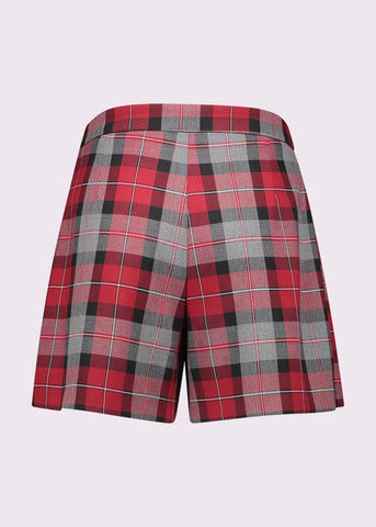 Shorts da donna con motivo check e pieghe - art. 521BD25032 - Gaudi Autunno Inverno 2025/26 Donna