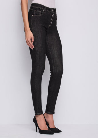 Jeans da donna con bottoni - art. 521BD26005 - Gaudi Autunno Inverno 2025/26 Donna