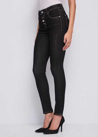 Jeans da donna con bottoni - art. 521BD26005 - Gaudi Autunno Inverno 2025/26 Donna