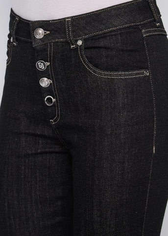 Jeans da donna con bottoni flare - art. 521BD26006 - Gaudi Autunno Inverno 2025/26 Donna