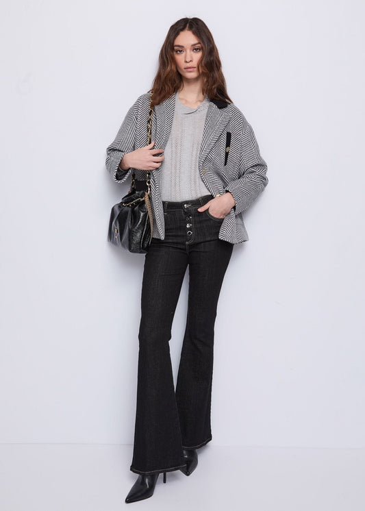 Jeans da donna con bottoni flare - art. 521BD26006 - Gaudi Autunno Inverno 2025/26 Donna