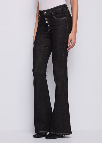 Jeans da donna con bottoni flare - art. 521BD26006 - Gaudi Autunno Inverno 2025/26 Donna
