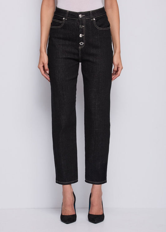 Jeans da donna a vita alta con bottoni - art. 521BD26007 - Gaudi Autunno Inverno 2025/26 Donna
