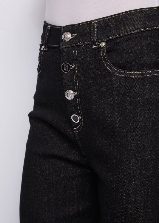 Jeans da donna a vita alta con bottoni - art. 521BD26007 - Gaudi Autunno Inverno 2025/26 Donna