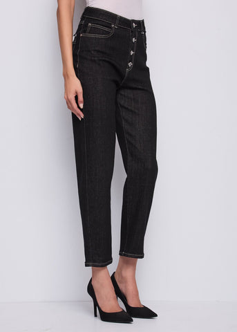 Jeans da donna a vita alta con bottoni - art. 521BD26007 - Gaudi Autunno Inverno 2025/26 Donna