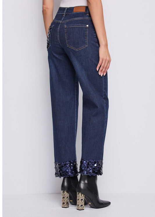 Jeans da donna wide leg in cotone used - art. 521BD26009 - Gaudi Autunno Inverno 2025/26 Donna