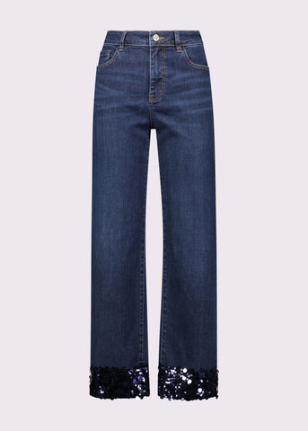 Jeans da donna wide leg in cotone used - art. 521BD26009 - Gaudi Autunno Inverno 2025/26 Donna