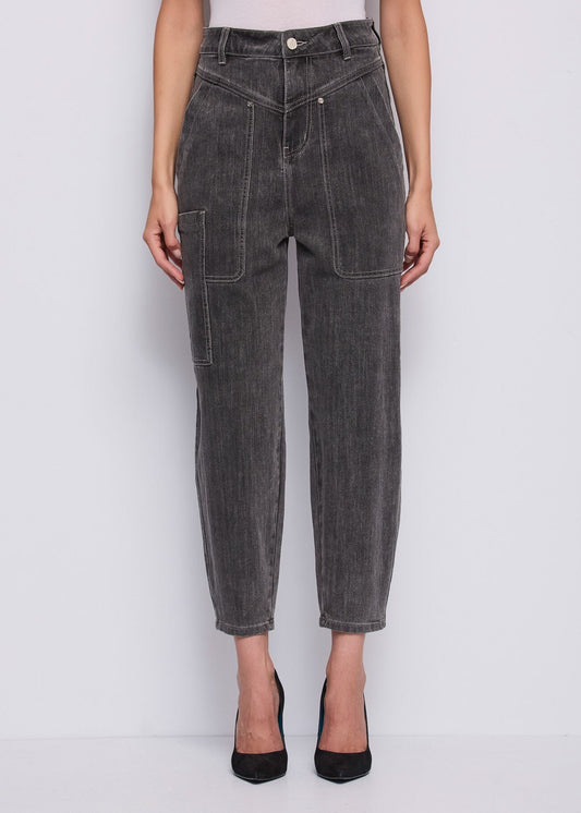 Jeans da donna cropped in cotone used - art. 521BD26010 - Gaudi Autunno Inverno 2025/26 Donna