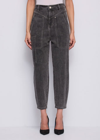 Jeans da donna cropped in cotone used - art. 521BD26010 - Gaudi Autunno Inverno 2025/26 Donna