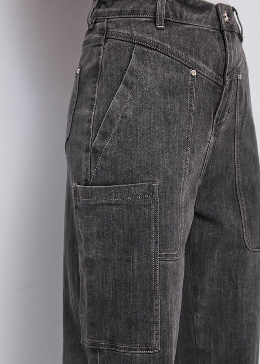 Jeans da donna cropped in cotone used - art. 521BD26010 - Gaudi Autunno Inverno 2025/26 Donna